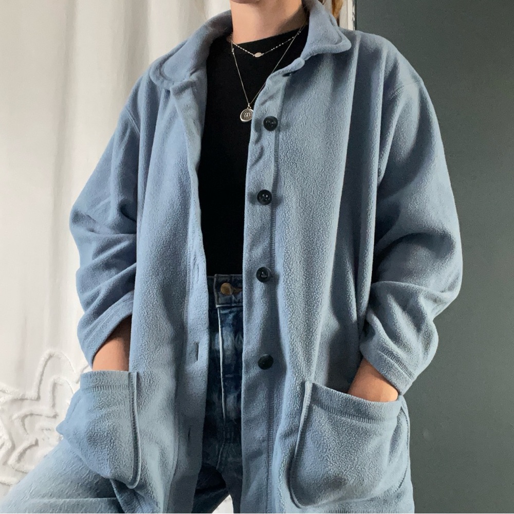 Baby Blue L.L. Bean Traveller Button Up